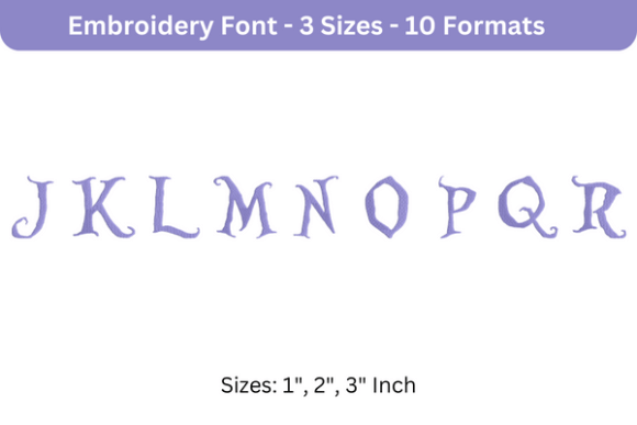 Alice Font Lowercase J to R Review for Craft Fairs