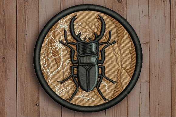 Beetle: A Designer's Take on This Bug Embroidery Design
