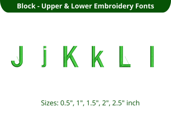 Block Font JKL Review: A Practical Choice for Real Embroidery Projects