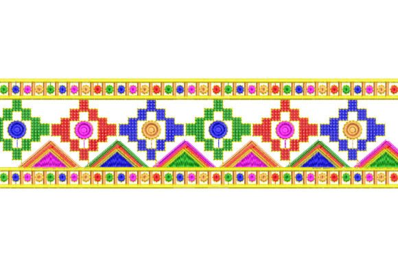 Cross Stitch Geometric Border: Holiday Collection Review