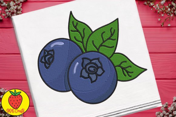 Cute Blueberry with Leaves Review