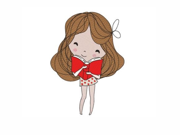 Girl with a Book Embroidery Review