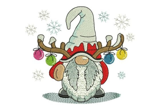 Gnome with Christmas Baubles Design Review