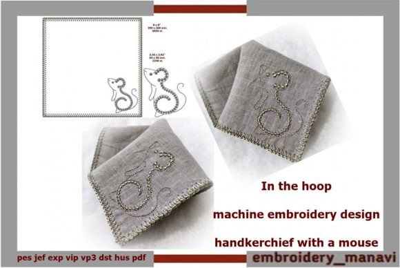 ITH Handkerchief with a Mouse Review for Boutique Apparel