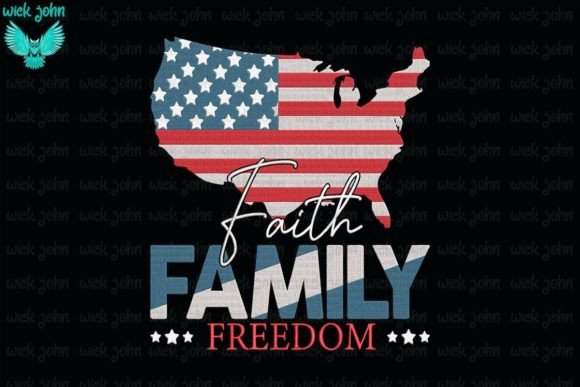 Review: Faith Family Freedom Embroidery Design