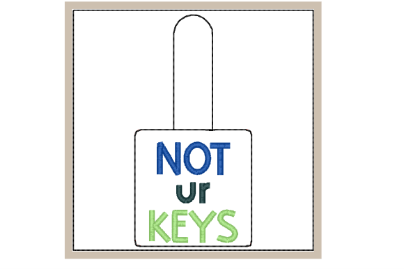 Review: In the Hoop Key Fob Design